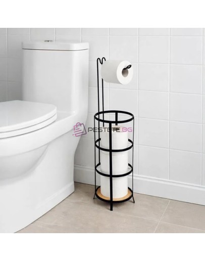 Метална поставка за тоалетна хартия Лофт